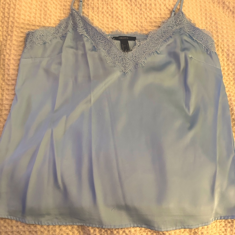 Forever 21 satin lace cami